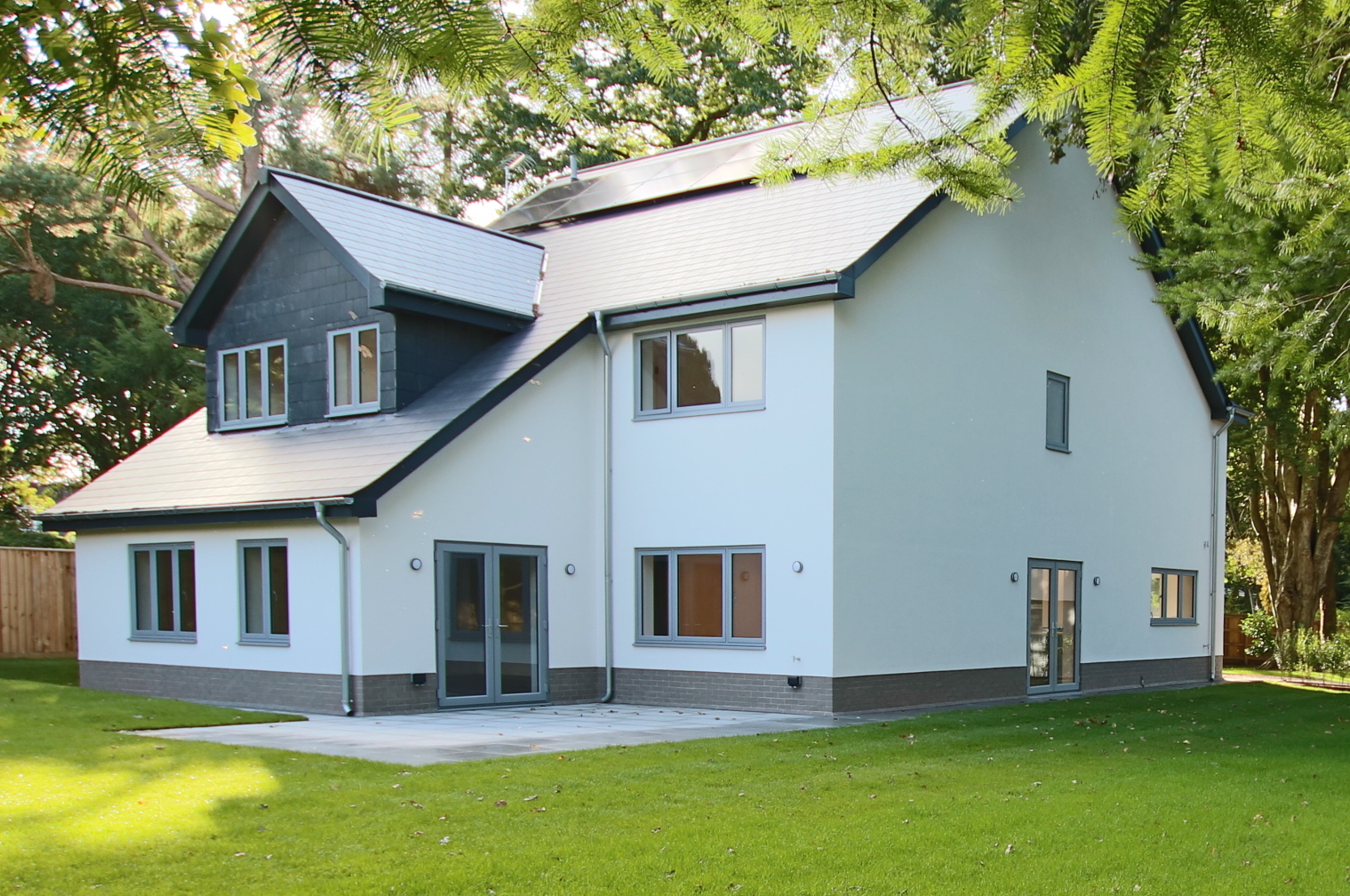 house built with jackon products in Devon